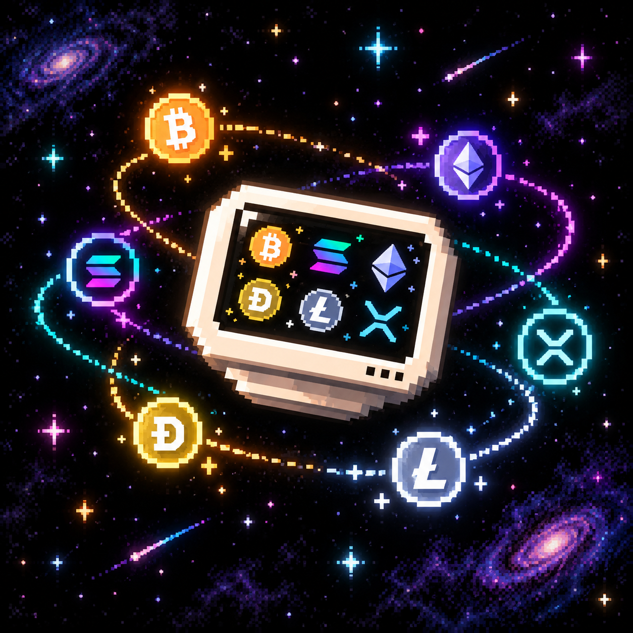 Crypto Agency orbital scene